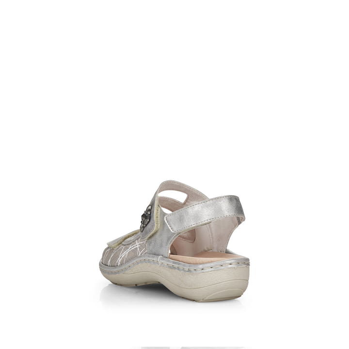 Remonte Artikelnummer D7647-40 remonte Damen Riemchensandalen silber-grau Fabrikpreis