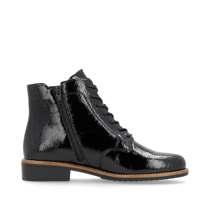 Remonte Artikelnummer D0F79-00 remonte Damen Kurzstiefel glanzschwarz Großer Ausverkauf