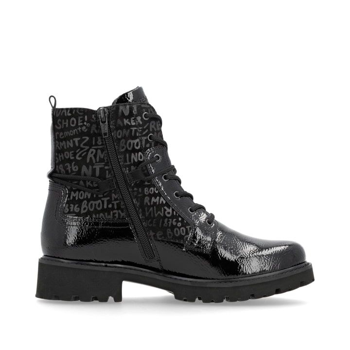 Remonte Artikelnummer D8659-03 remonte Damen Kurzstiefel lackschwarz Flash Sale