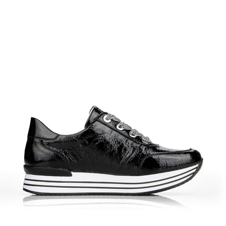Remonte Artikelnummer D1302-02 remonte Damen Sneaker glanzschwarz Exklusivangebot