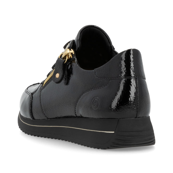 Remonte Artikelnummer D0H11-00 remonte Damen Sneaker glanzschwarz Saisonschlussverkauf