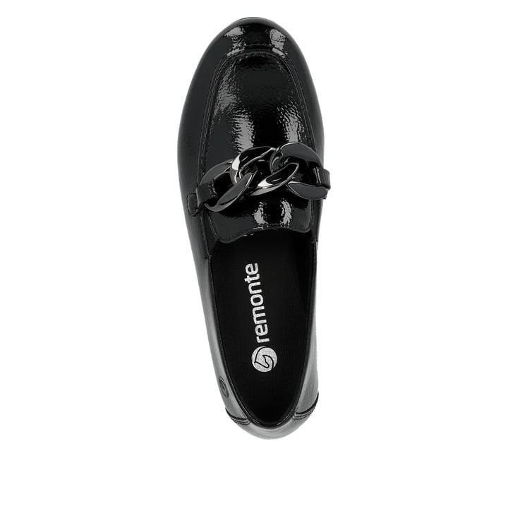 Remonte Artikelnummer D0K00-01 remonte Damen Loafers glanzschwarz Osterangebot