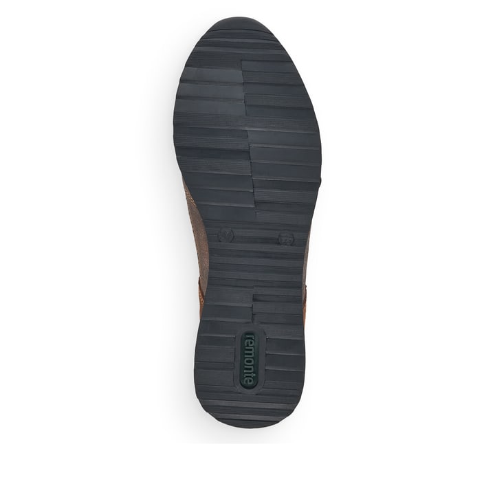 Remonte Artikelnummer R2529-25 remonte Damen Slipper nougatbraun-gold Vatertagsangebot
