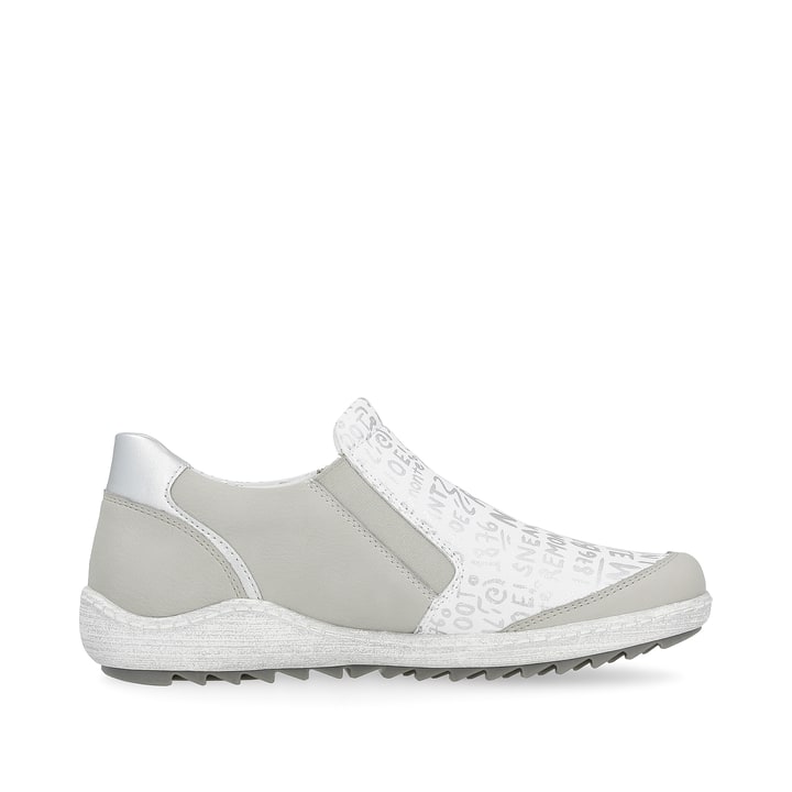 Remonte Artikelnummer R1428-80 remonte Damen Slipper silberweiß-asphaltgrau Heißer Verkauf