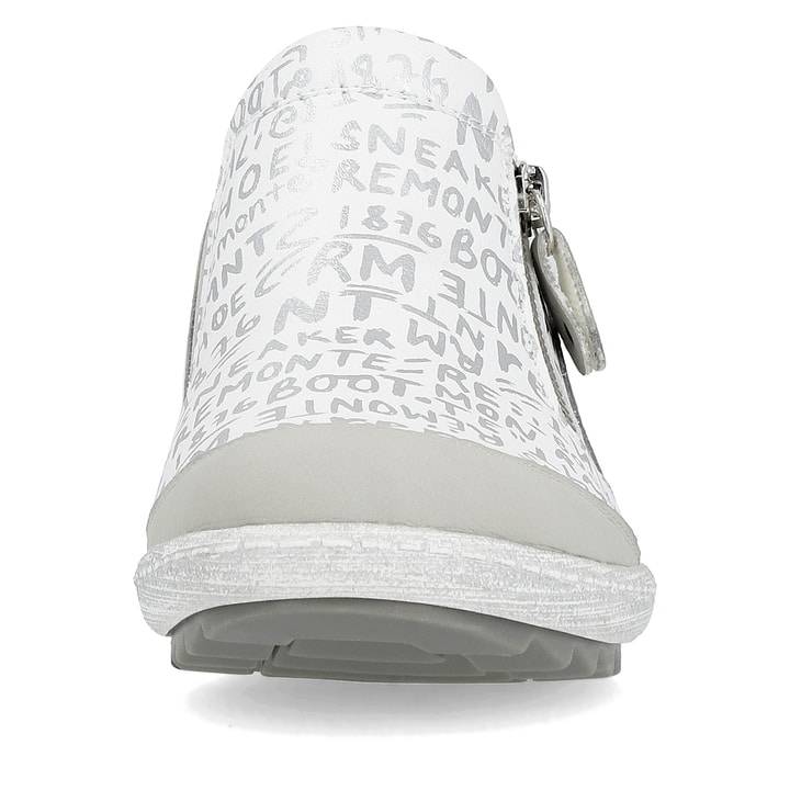 Remonte Artikelnummer R1428-80 remonte Damen Slipper silberweiß-asphaltgrau Heißer Verkauf