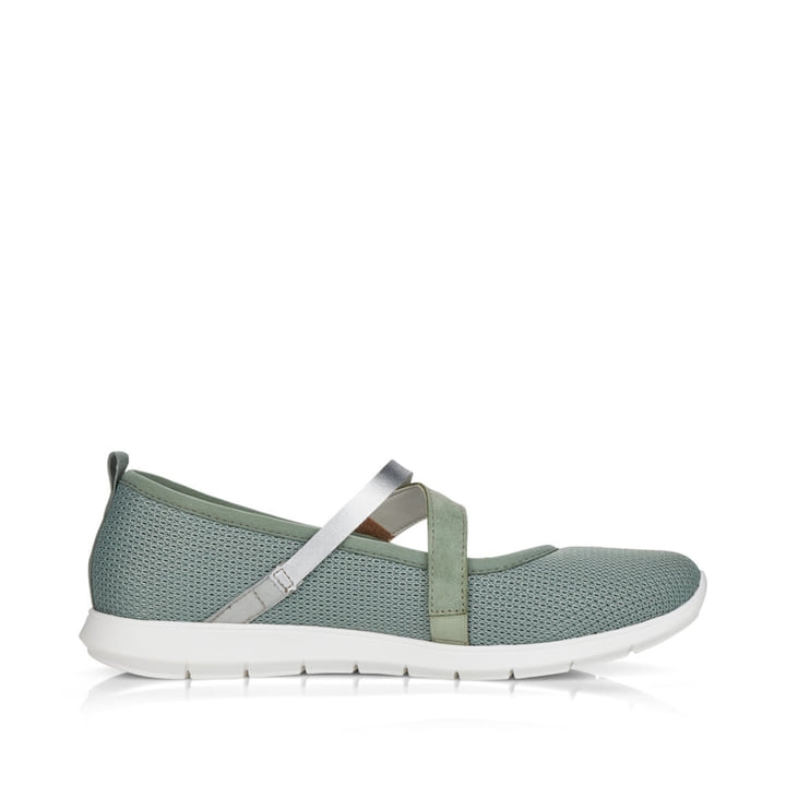 Remonte Artikelnummer R7104-52 remonte Damen Ballerinas grüngrau Exklusive Angebote