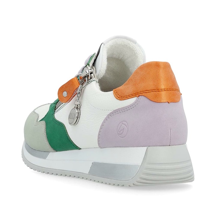 Remonte Artikelnummer D0H01-83 remonte Damen Sneaker weiß-grün-orange Sonderangebot der Fabrik