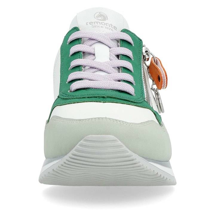 Remonte Artikelnummer D0H01-83 remonte Damen Sneaker weiß-grün-orange Sonderangebot der Fabrik