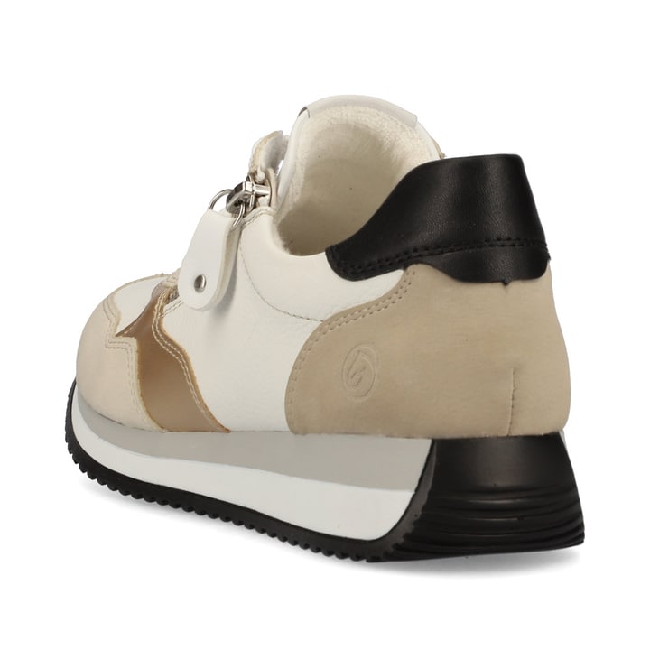 Remonte Artikelnummer D0H01-82 remonte Damen Sneaker blütenweiß-braunbeige Riesige Rabatte