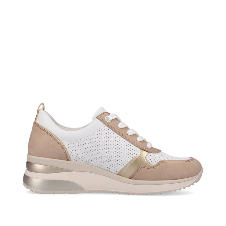 Remonte Artikelnummer D2409-81 remonte Damen Sneaker reinweiß-vanillebeige Im Verkauf