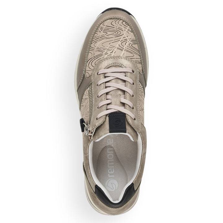 Remonte Artikelnummer D2400-60 remonte Damen Sneaker hellbeige-metallic zollfrei