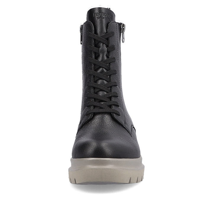 Remonte Artikelnummer D8975-03 remonte Damen Schnürstiefel asphaltschwarz Flash Sale