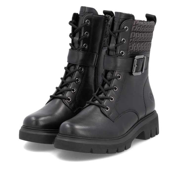 Remonte Artikelnummer D1W71-03 remonte Damen Schnürstiefel tiefschwarz Exklusivangebot