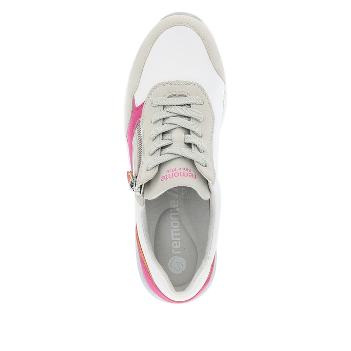 Remonte Artikelnummer D0T01-81 remonte Damen Sneaker staubgrau-magenta Weihnachtsangebot