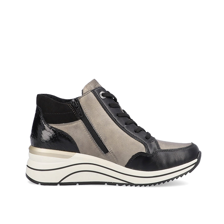 Remonte Artikelnummer D0T70-01 remonte Damen Sneaker mattschwarz-mondgrau Vatertagsangebot