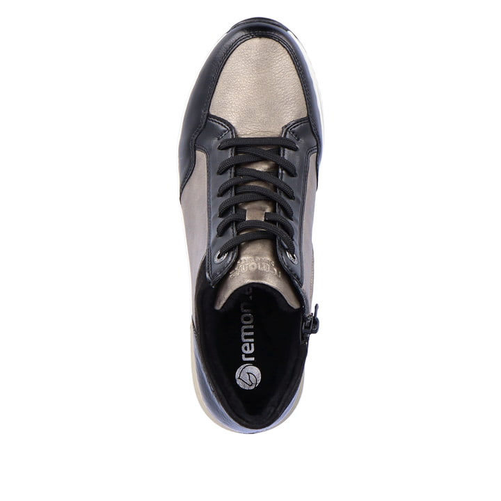 Remonte Artikelnummer D0T70-01 remonte Damen Sneaker mattschwarz-mondgrau Vatertagsangebot