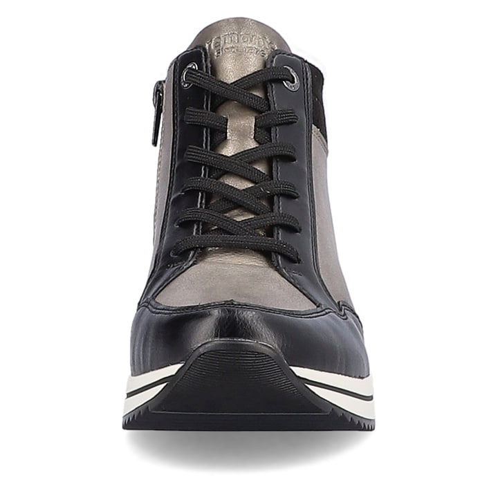 Remonte Artikelnummer D0T70-01 remonte Damen Sneaker mattschwarz-mondgrau Vatertagsangebot