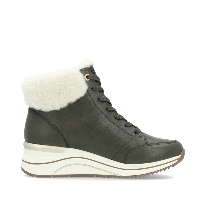 Remonte Artikelnummer D0T77-52 remonte Damen Schnürstiefel tannengrün Online Outlet