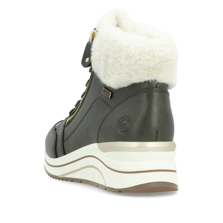 Remonte Artikelnummer D0T77-52 remonte Damen Schnürstiefel tannengrün Online Outlet