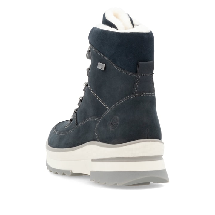 Remonte Artikelnummer D2B74-14 remonte Damen Schnürstiefel stahlblau Räumungsverkauf