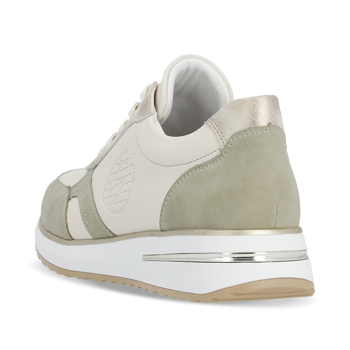 Remonte Artikelnummer D1G03-81 remonte Damen Sneaker vanilleweiß-khakigrün Sonderangebote