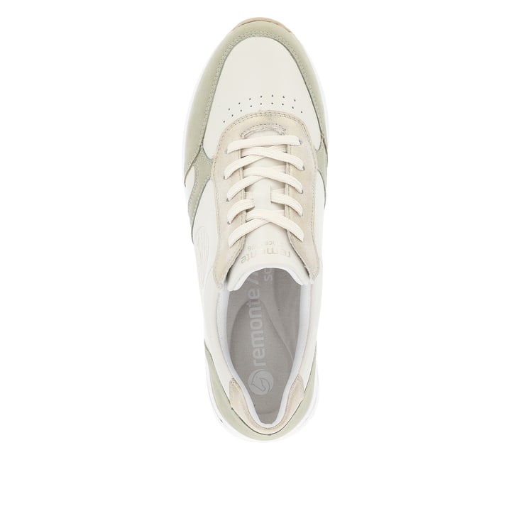 Remonte Artikelnummer D1G03-81 remonte Damen Sneaker vanilleweiß-khakigrün Sonderangebote