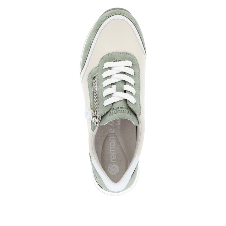 Remonte Artikelnummer R6709-81 remonte Damen Sneaker hellbeige-khakigrün VIP-Rabatte