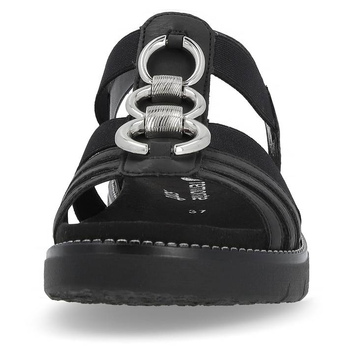 Remonte Artikelnummer D2073-02 remonte Damen Riemchensandalen nachtschwarz-silber Neueste Stile