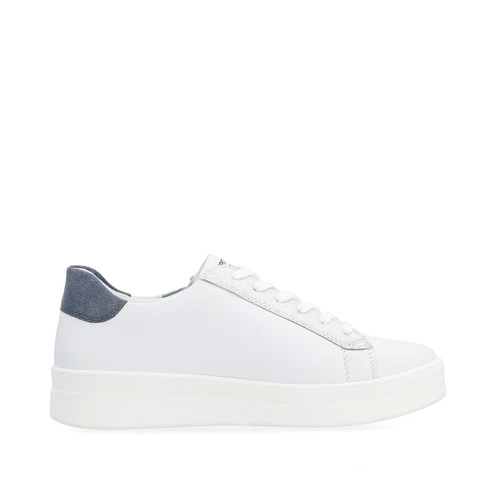 Remonte Artikelnummer D0J03-80 remonte Damen Sneaker perlweiß-metallicblau Letzte 2 Tage