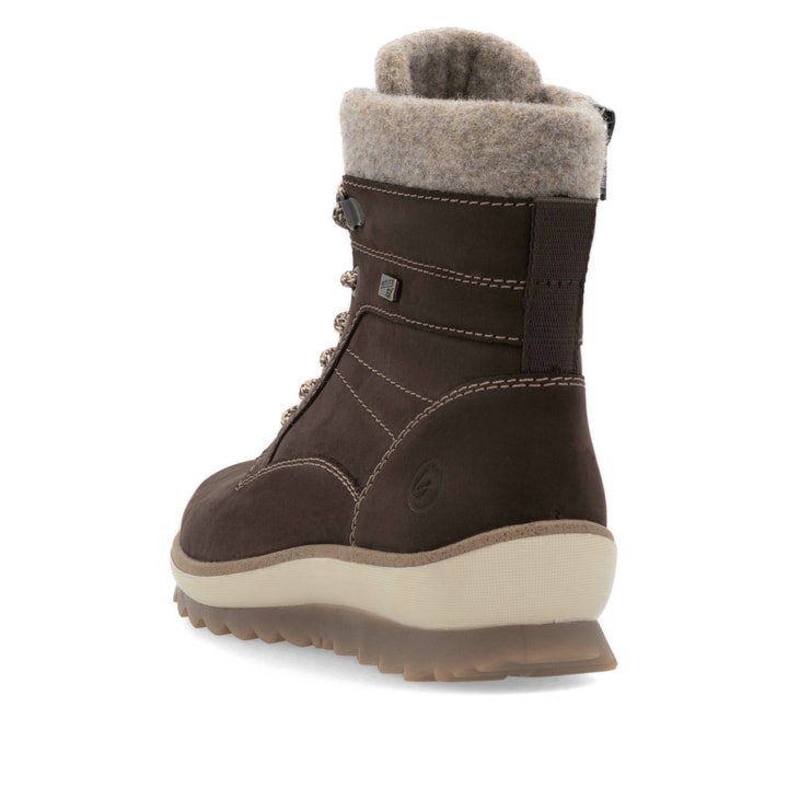 Remonte Artikelnummer R8477-25 remonte Damen Schnürstiefel dunkelbraun-sandbeige Bis zu 65% Rabatt