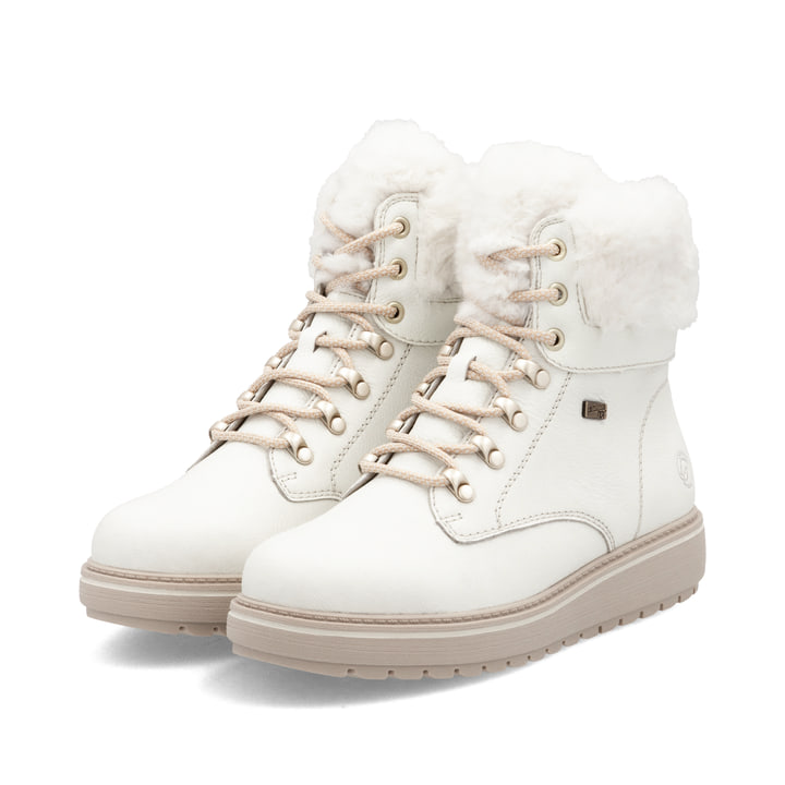 Remonte Artikelnummer D0U70-80 remonte Damen Schnürstiefel blütenweiß Sonderangebot der Fabrik