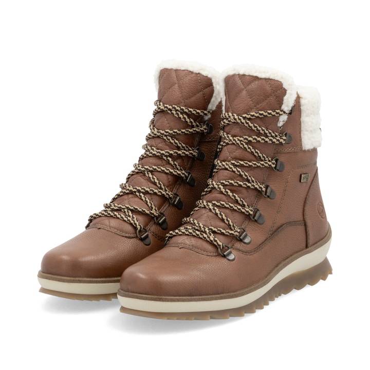 Remonte Artikelnummer R8485-24 remonte Damen Schnürstiefel noisette-edelweiß
