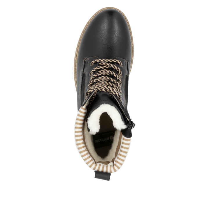 Remonte Artikelnummer D0W77-03 remonte Damen Schnürstiefel mitternachtsschwarz Nur noch ein Tag übrig