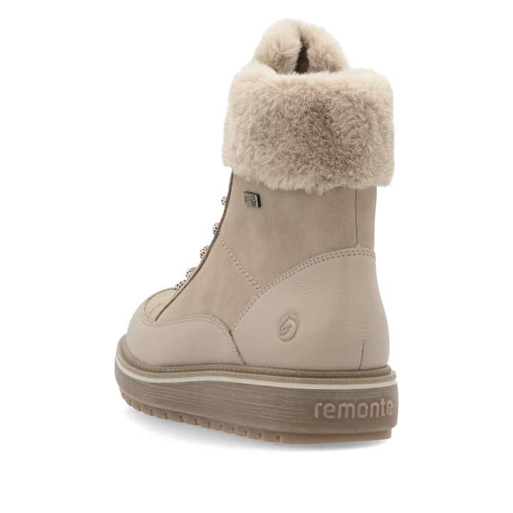 Remonte Artikelnummer D0U78-20 remonte Damen Schnürstiefel braunbeige 50% Rabatt mit kostenlosem Versand