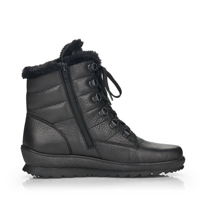Remonte Artikelnummer R8480-01 remonte Damen Schnürstiefel tiefschwarz im Angebot