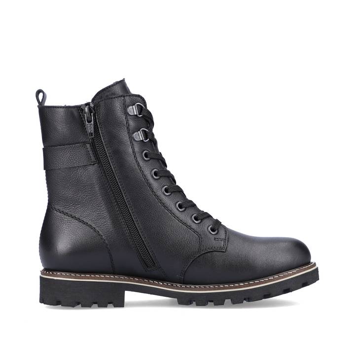 Remonte Artikelnummer D8475-01 remonte Damen Schnürstiefel urbanschwarz Fabrikverkauf