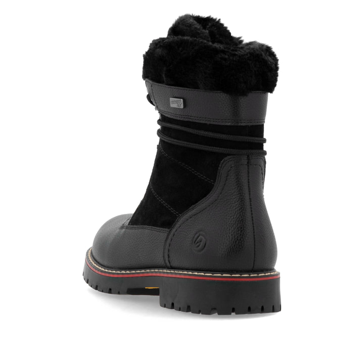 Remonte Artikelnummer D9381-00 remonte Damen Schnürstiefel nachtschwarz Limitierter Zeitrabatt
