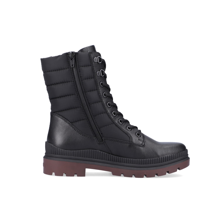 Remonte Artikelnummer D0C76-01 remonte Damen Schnürstiefel nachtschwarz Fabrikpreis