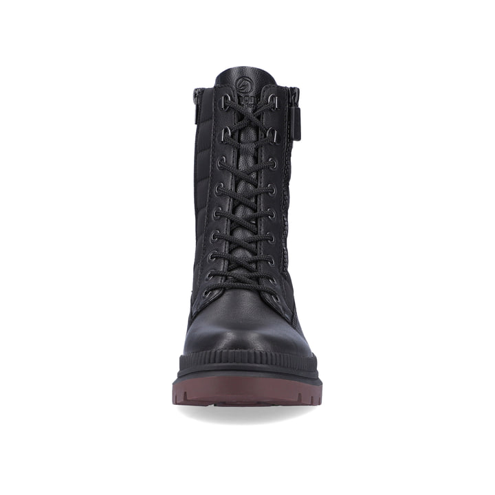 Remonte Artikelnummer D0C76-01 remonte Damen Schnürstiefel nachtschwarz Fabrikpreis