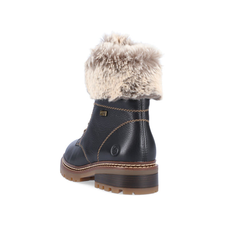 Remonte Artikelnummer D0B74-01 remonte Damen Schnürstiefel asphaltschwarz Rabatt
