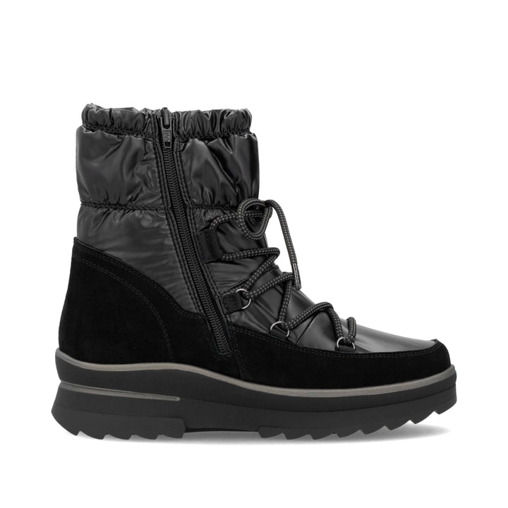 Remonte Artikelnummer D2B70-02 remonte Damen Schnürstiefel asphaltschwarz Großer Ausverkauf