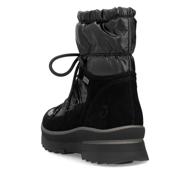 Remonte Artikelnummer D2B70-02 remonte Damen Schnürstiefel asphaltschwarz Großer Ausverkauf