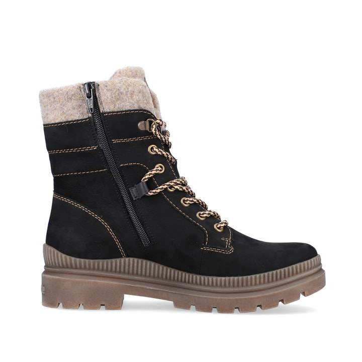 Remonte Artikelnummer D0C77-02 remonte Damen Schnürstiefel asphaltschwarz Flash Sale