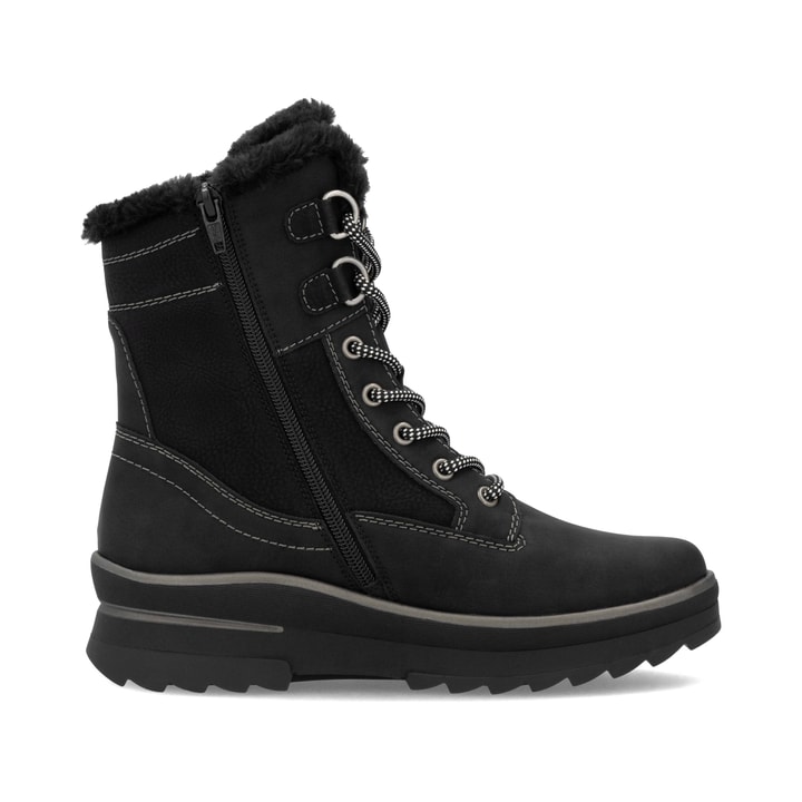 Remonte Artikelnummer D2B73-02 remonte Damen Schnürstiefel nachtschwarz Exklusivangebot