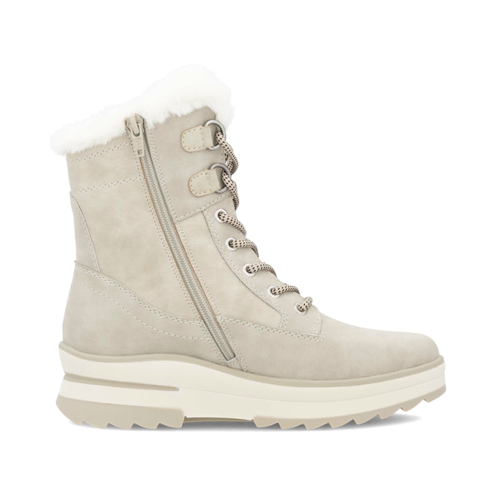 Remonte Artikelnummer D2B73-40 remonte Damen Schnürstiefel hellbeige Preisnachlass
