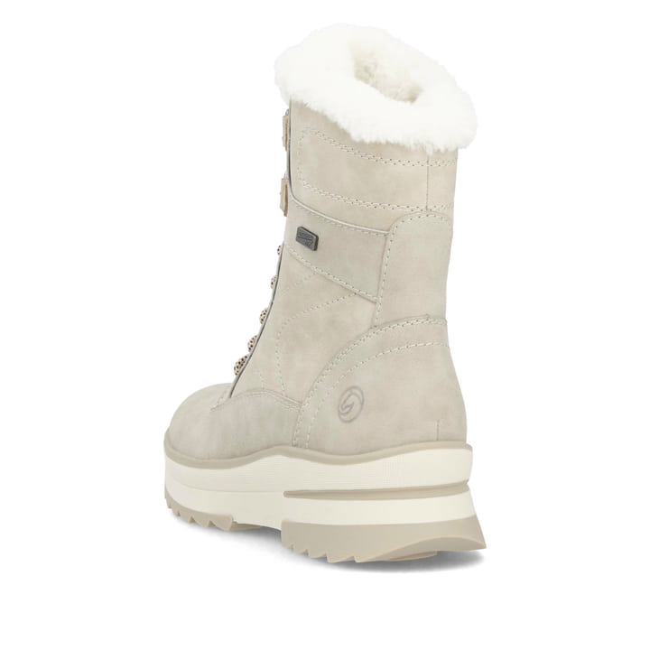 Remonte Artikelnummer D2B73-40 remonte Damen Schnürstiefel hellbeige Preisnachlass
