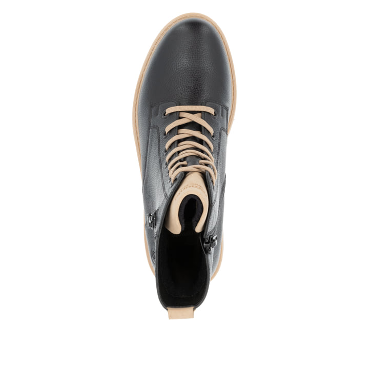 Remonte Artikelnummer D2287-03 remonte Damen Schnürstiefel mattschwarz-puder Weihnachtsangebot