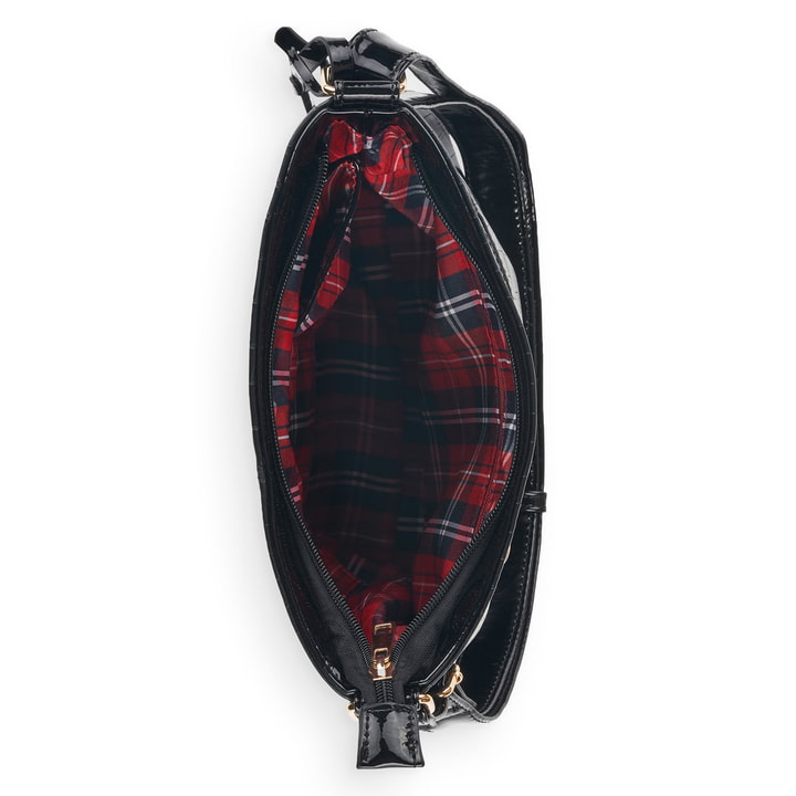 Remonte Artikelnummer Q0704-03 remonte Handtasche glanzschwarz Valentinstagsangebot