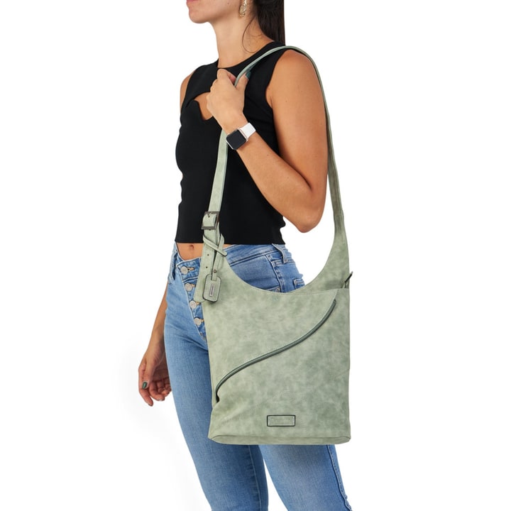 Remonte Artikelnummer Q0718-52 remonte Handtasche grüngrau Blitzangebot