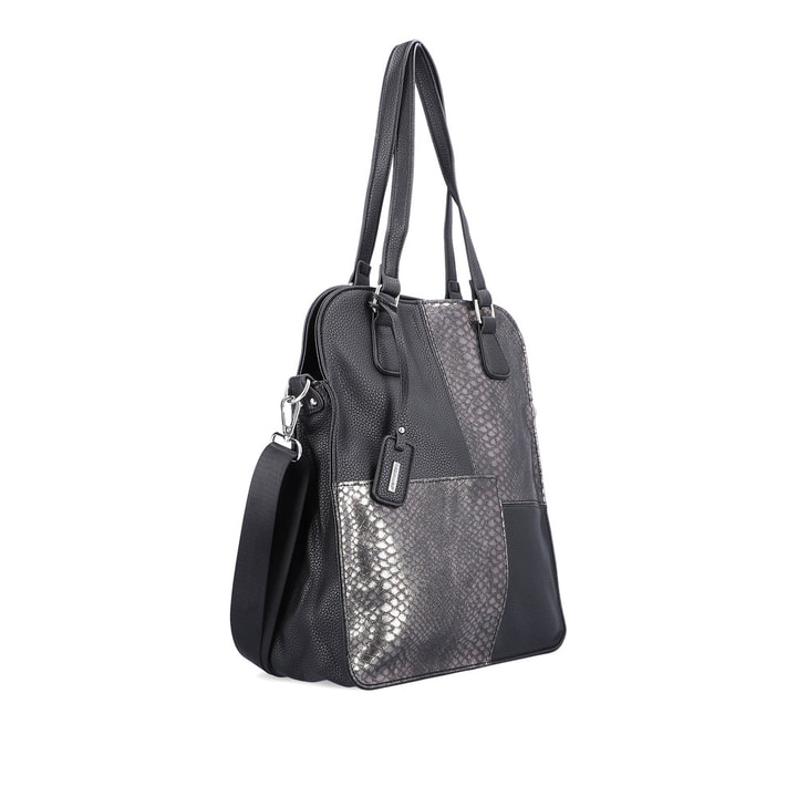 Remonte Artikelnummer Q0623-01 remonte Handtasche glanzschwarz Sonderangebot der Fabrik